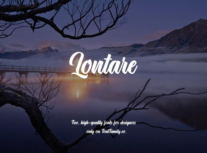 Lontare Font