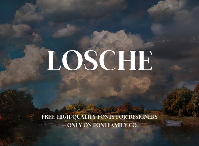 Losche Font