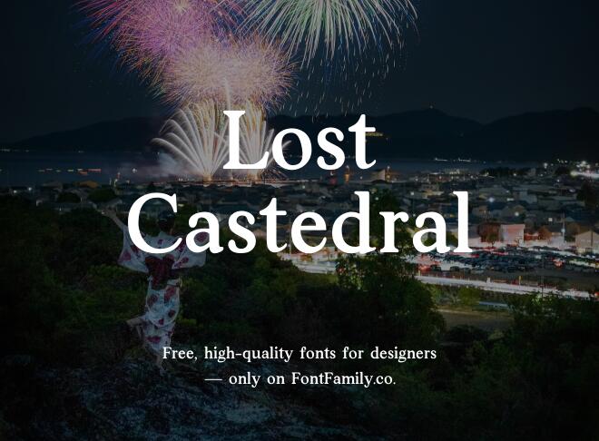 Lost Castedral Font