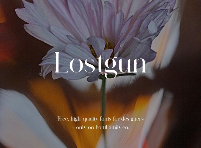 Lostgun Font