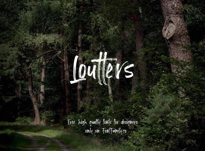 Loutters Font