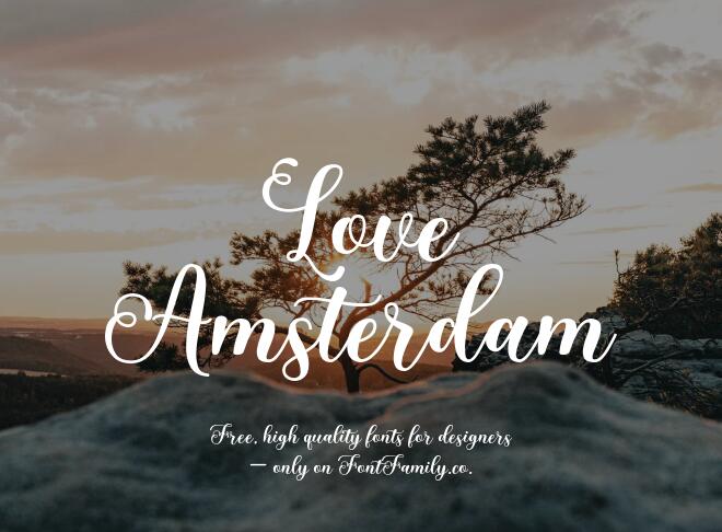 Love Amsterdam Font