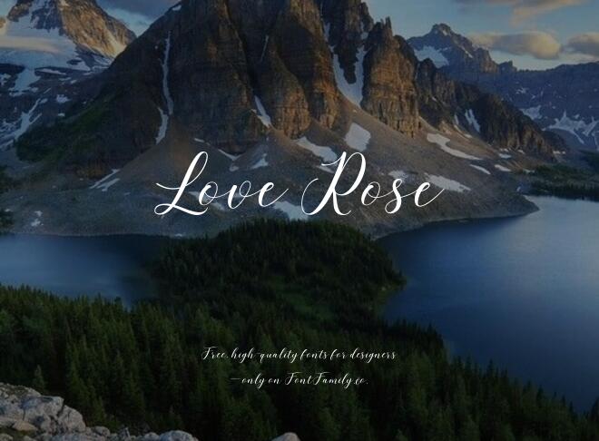 Love Rose Font