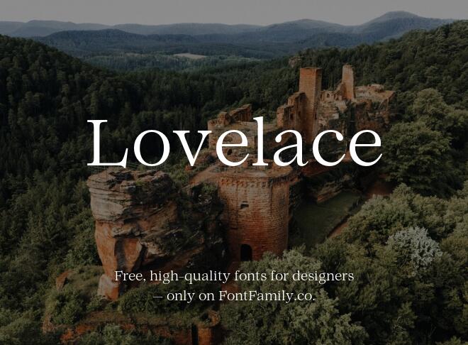 Lovelace Font