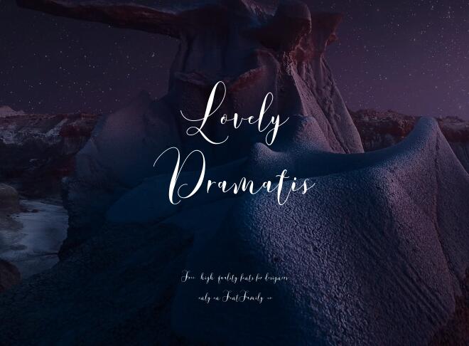 Lovely Dramatis Font