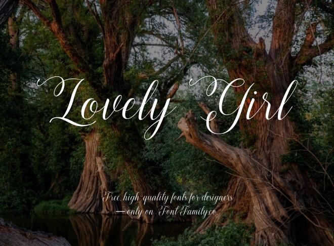 Lovely Girl Font