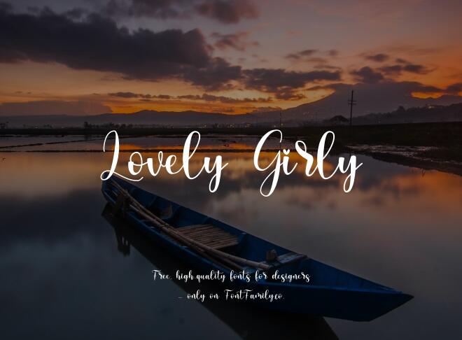 Lovely Girly Font