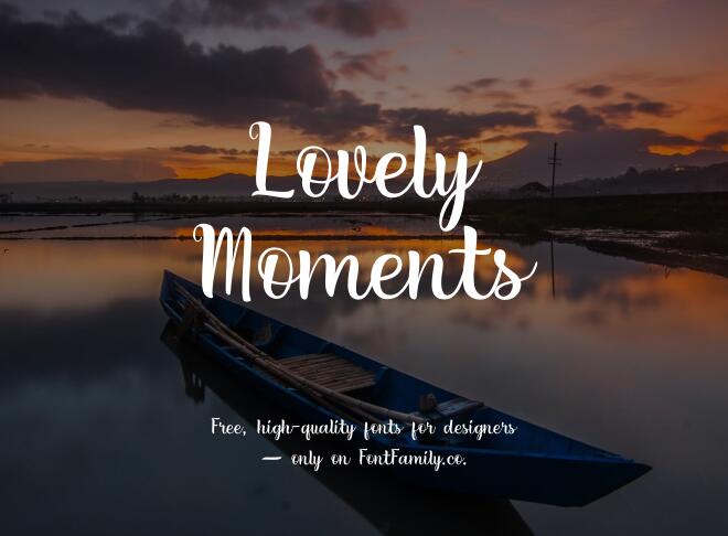 Lovely Moments Font