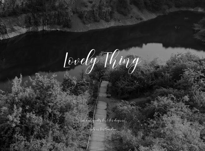 Lovely Thing Font