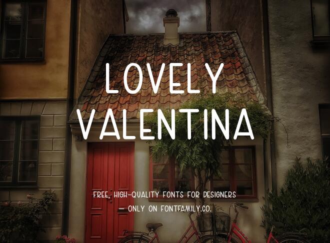 Lovely Valentina Font