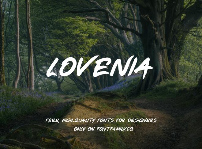 Lovenia Font