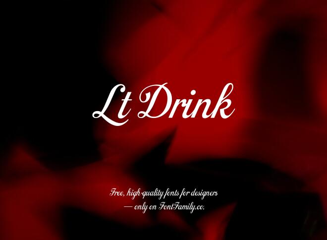 Lt Drink Font