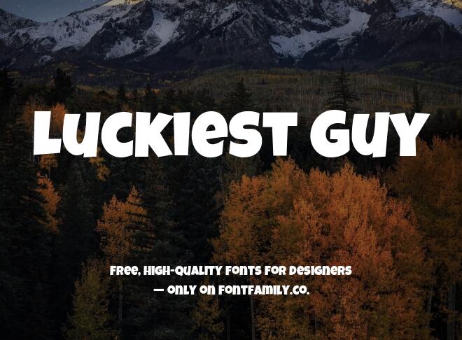 Luckiest Guy Font