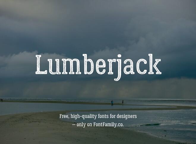 Lumberjack Font
