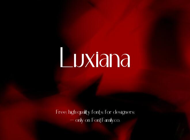 Luxiana Font