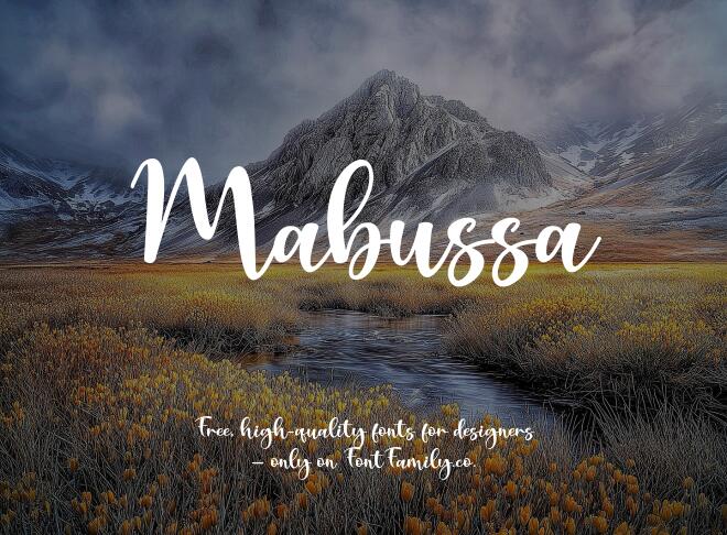 Mabussa Font