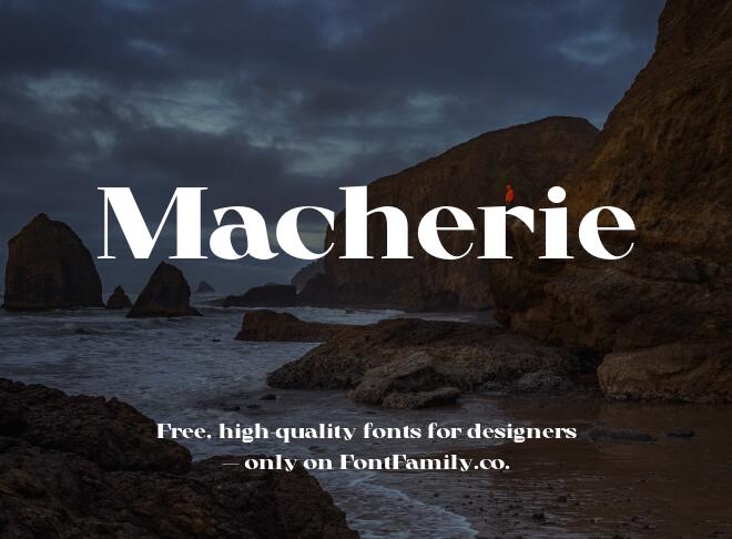 Macherie Font