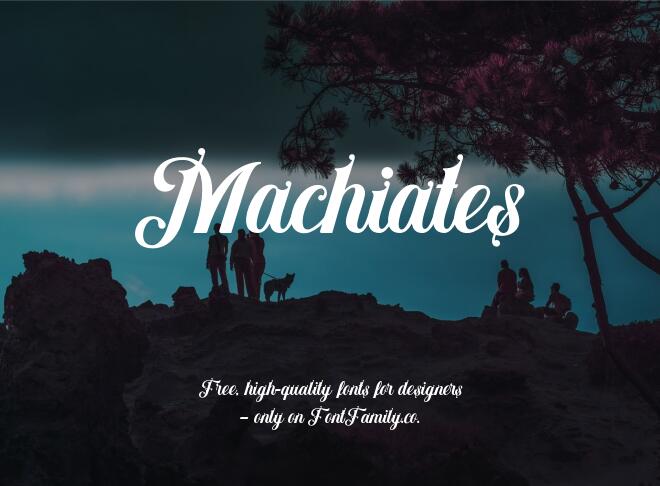 Machiates Font