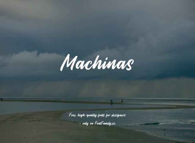 Machinas Font