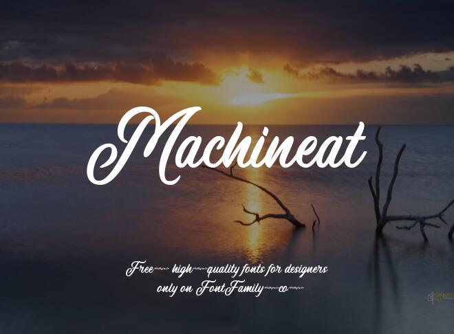 Machineat Font