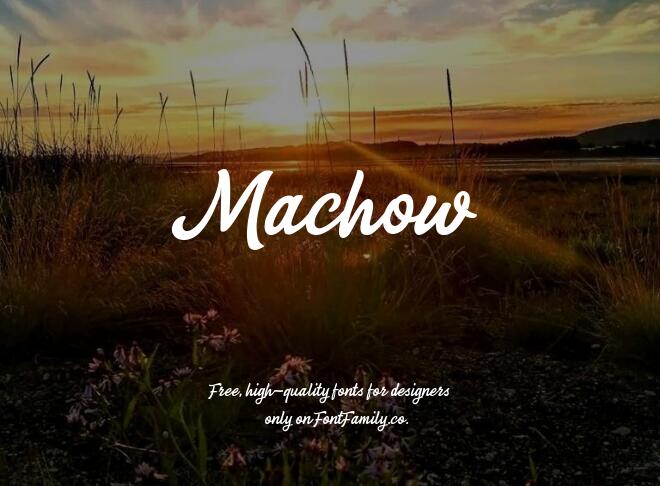 Machow Font