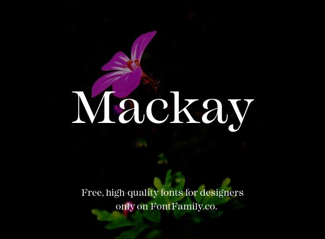 Mackay Font