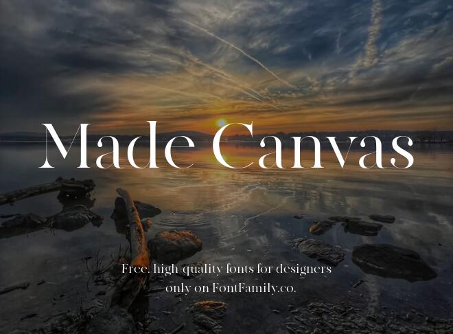 Made Canvas Font