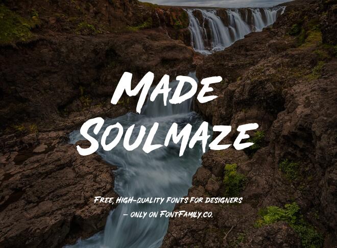 Made Soulmaze Font