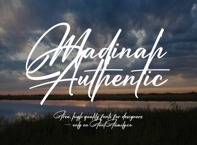 Madinah Authentic Font