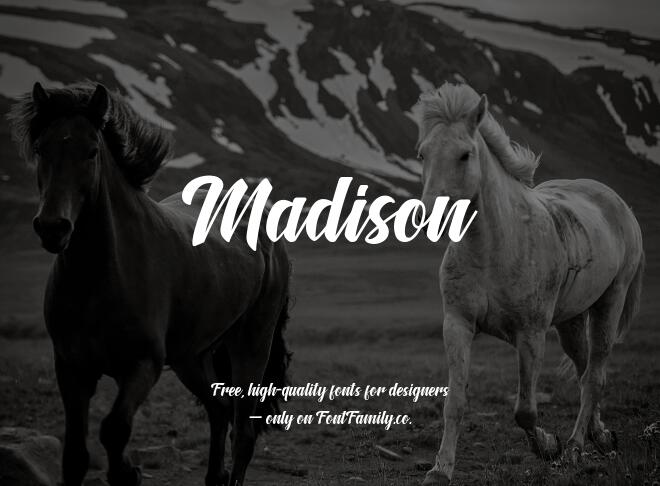 Madison Font