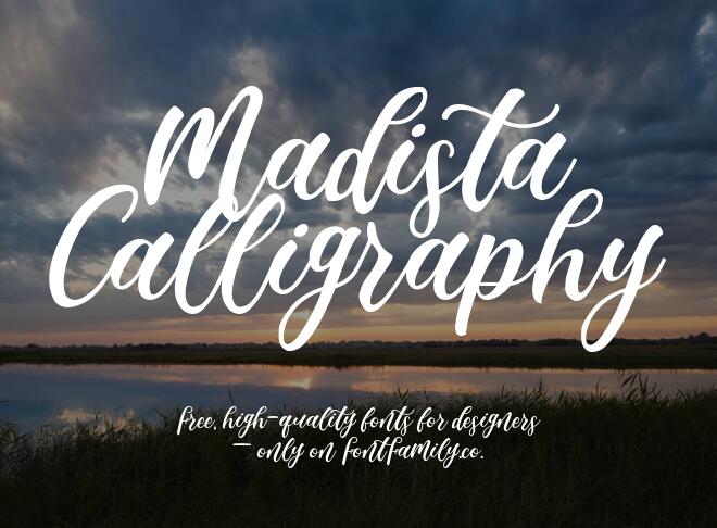 Madista Calligraphy Font