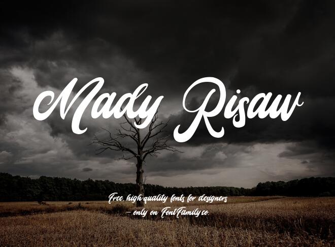 Mady Risaw Font