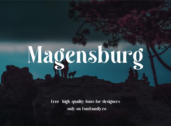 Magensburg Font