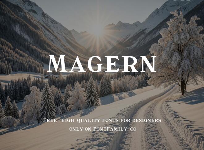 Magern Font