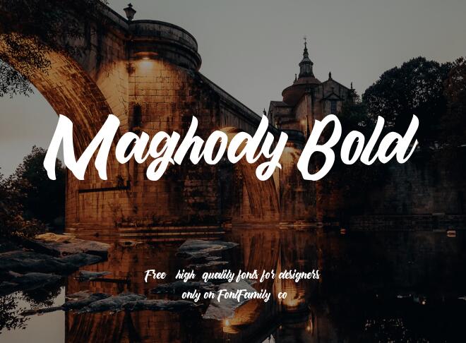 Maghody Bold Font
