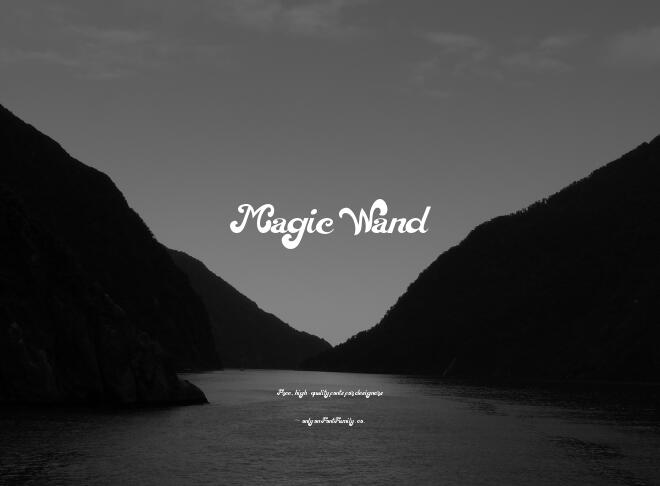 Magic Wand Font