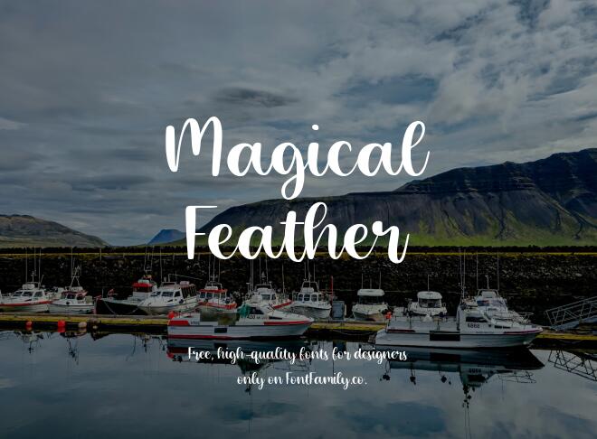 Magical Feather Font
