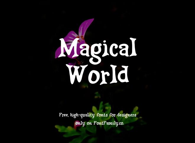 Magical World Font