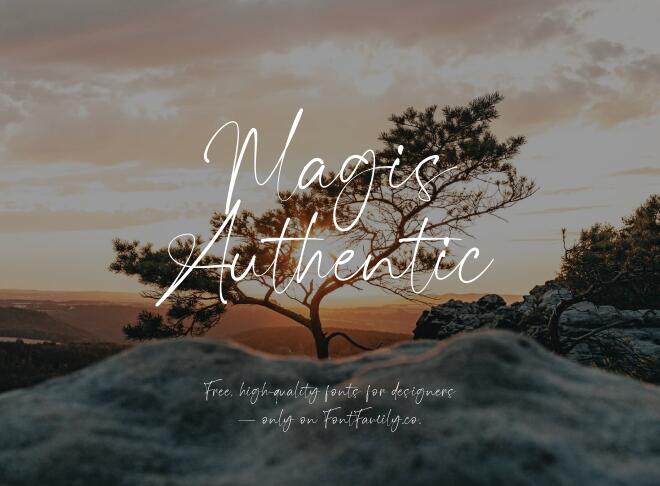 Magis Authentic Font