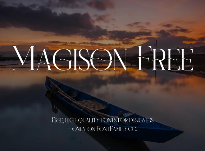 Magison Free Font