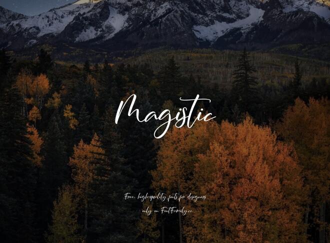 Magistic Font