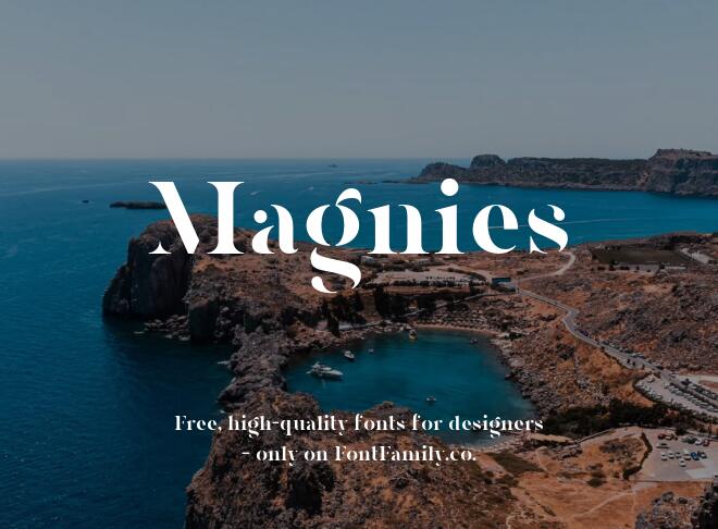 Magnies Font