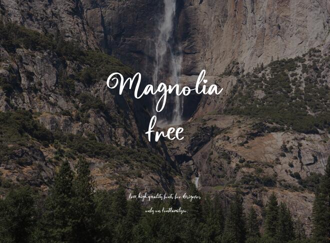 Magnolia Free Font