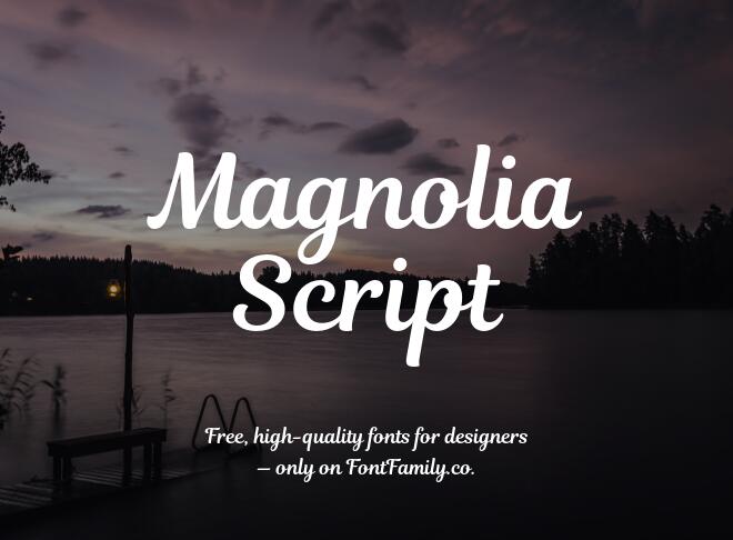 Magnolia Script Font