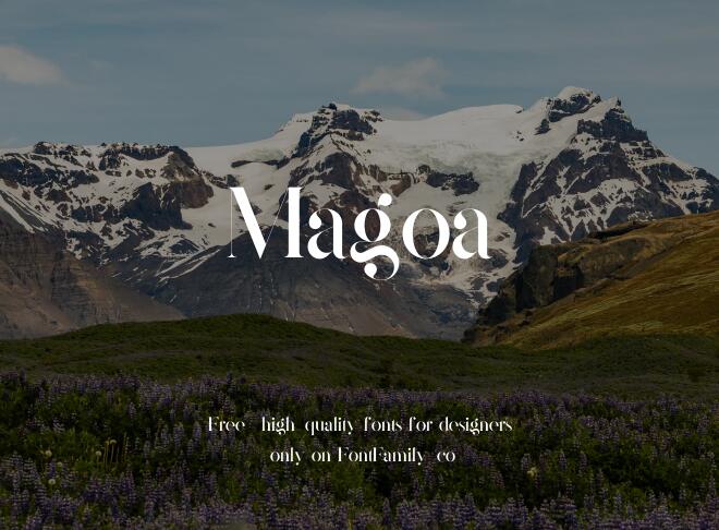 Magoa Font