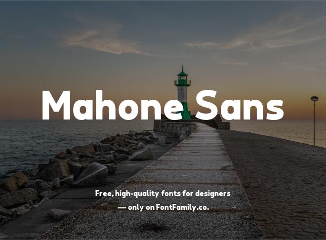 Mahone Sans Font