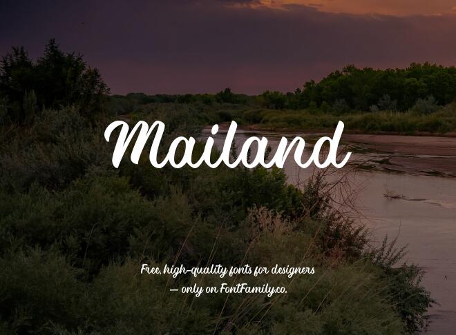 Mailand Font