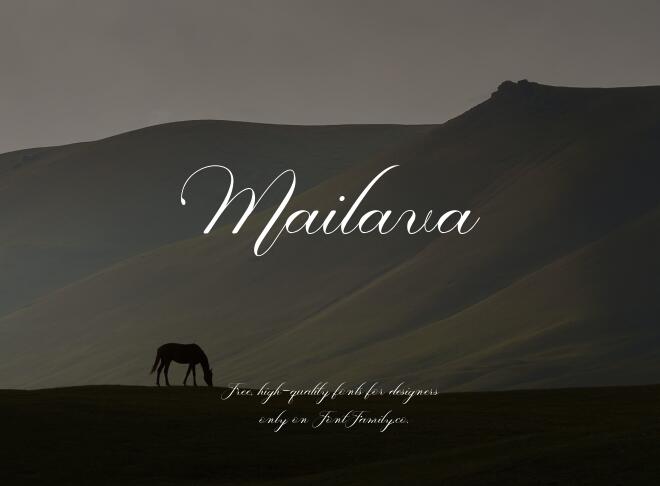 Mailava Font