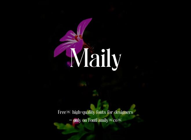Maily Font