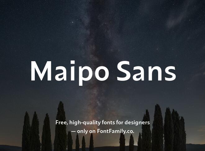 Maipo Sans Font